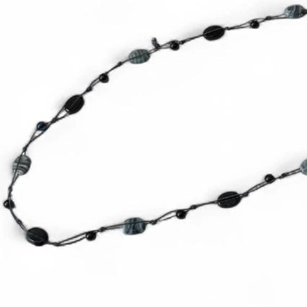 Vintage Multicolored Long Beaded Necklace‎